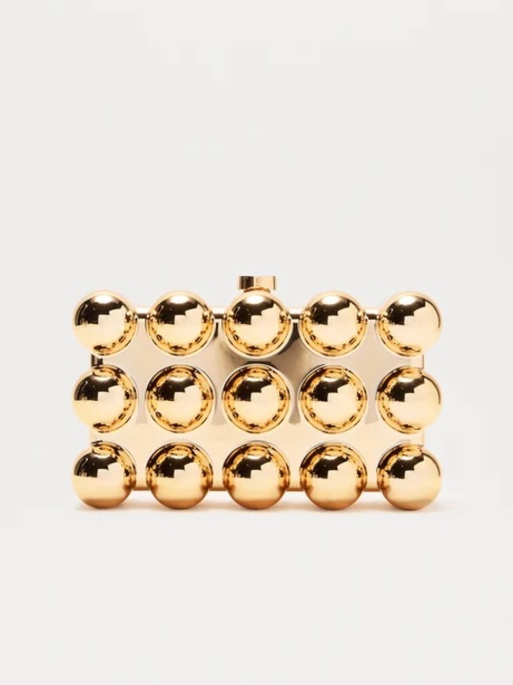 Gold Bubble clutch bag - Picture 4 of 6